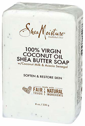 Picture of Shea Moisture Sheamoisture 100% Virgin Coconut Oil Shea Butter Soap, 8 Oz