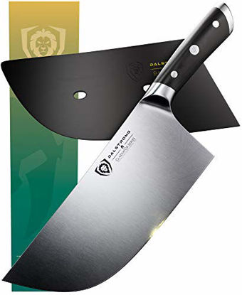 Picture of DALSTRONG Cleaver Butcher Knife - Gladiator Series - "The Ravager" - German HC Steel - 9" - Guard - Heavy Duty