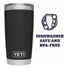 Picture of YETI Rambler 20 oz Tumbler, Stainless Steel, Vacuum Insulated with MagSlider Lid, Black