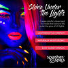 Picture of UV Glow Blacklight Eyeliner and Mascara Duo - 6 Color Variety Pack, 6ml - Day or Night Stage, Clubbing or Costume Makeup by Splashes & Spills