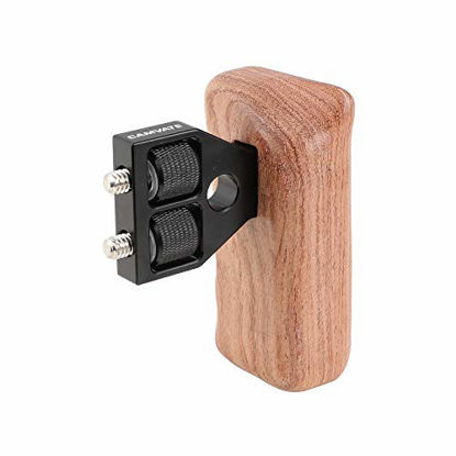 Picture of CAMVATE DSLR Wooden Handle for Right Grip Mount Support for DV Video Cage Rig(Right Hand)