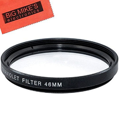 Picture of 46mm Multi-Coated UV Protective Filter for Panasonic Lumix DMC-G7 DSLM Mirrorless 4K Camera with 14-42mm Lens Kit
