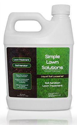Picture of Liquid Aerating Soil Loosener- Aerator Soil Conditioner- No Mechanical or Core Aeration- Simple Lawn Solutions- Any Grass Type, All Season- Great for Compact Soils, Standing Water, Poor Drainage.