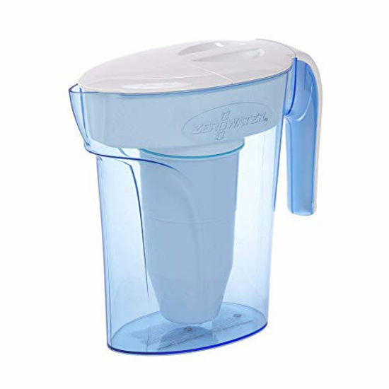 GetUSCart ZeroWater 7 Cup Water Filter Jug Fridge Door Design Water