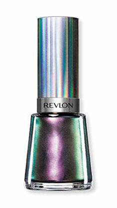 Picture of Revlon Nail Enamel, Chip Resistant Nail Polish, Glossy Shine Finish, in Black/Grey, 120 Amethyst Smoke, 0.5 oz