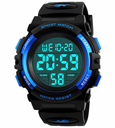 Picture of Kids Digital Watch, Boys Sports Waterproof Led Watches with Alarm Wrist Watches for Boy Girls Children