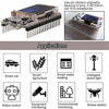 Picture of ESP32 LoRa 32 (V2), ESP32 Development Board WIFI Bluetooth LoRa Dual Core 240MHz CP2102 with 0.96inch OLED Display included 868/915MHZ Antenna for Smart Cities, Smart Farms, Smart Home, and IoT Makers