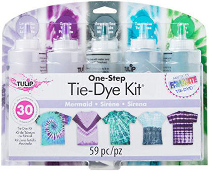 Picture of Tulip One-Step Tie-Dye Kit One-Step Tie Kit Fabric Dye, Mermaid