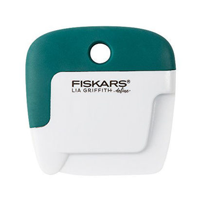 Picture of Fiskars Lia Griffith Signature Paper Curler & Scoring Tool, Teal Green/White