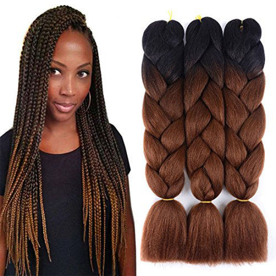 1 Piece green Jumbo Braid Synthetic Hair 24 Inch Hair Braiding