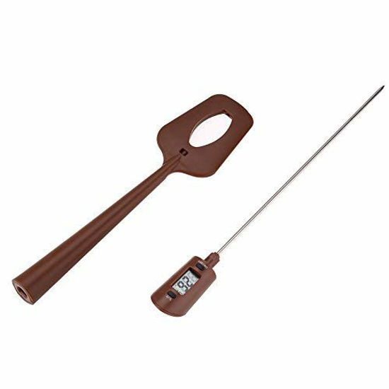 Spatula Thermometer Kitchen for Chocolate Creams Jams Baking BBQ Candy 