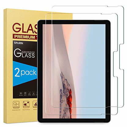 Picture of SPARIN [2-Pack] Screen Protector Compatible with Microsoft Surface Go 2/Surface Go, Tempered Glass, High Responsive, Scratch Resistant