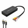 Picture of HDMI to AV Converter HDMI to Video Audio Adapter Supports PAL/NTSC Compatible for Roku Streaming Stick, Fire Stick, Apple TV, DVD, Blu-ray Player, HD Box ect (HDMI to RCA Converter)
