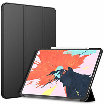 Picture of JETech Case for iPad Pro 12.9-Inch (2020 / 2018 Model), Compatible with Pencil, Cover Auto Wake/Sleep, Black