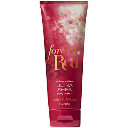 Picture of Bath and Body Works FOREVER RED Ultra Shea Body Cream 8 Ounce (2018 Limited Edition)