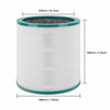 Picture of Colorfullife Replacement Air Purifier Filter for Dyson Tower Purifier Pure Cool Link TP01, TP02, TP03, BP01, Compare to Part 968126-03