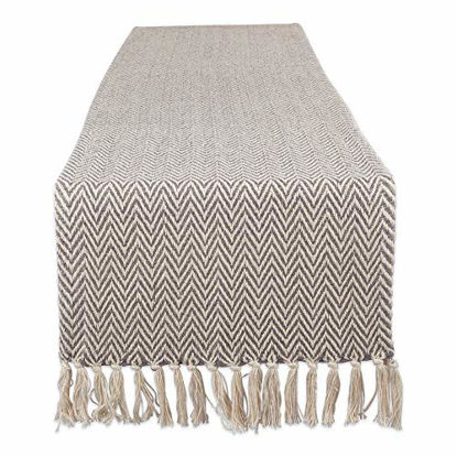 Picture of DII Braided Farmhouse Table Runner, 15 x 72 inches, Gray