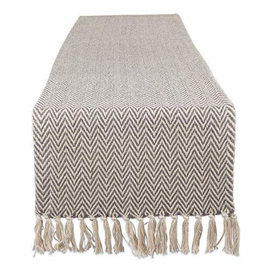 Picture of DII Braided Farmhouse Table Runner, 15 x 72 inches, Gray