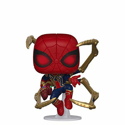 Picture of Funko Pop! Marvel: Avengers Endgame - Iron Spider with Nano Gauntlet, Multicolor (45138),3.75 inches