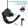 Picture of [Pro Version] KIWI design VR Cable Management, 6 Packs Retractable Ceiling Pulley System for HTC Vive/Vive Pro/Oculus Rift/Rift S/Link Cable for Oculus Quest/Quest 2/Valve Index VR Accessories (Black)