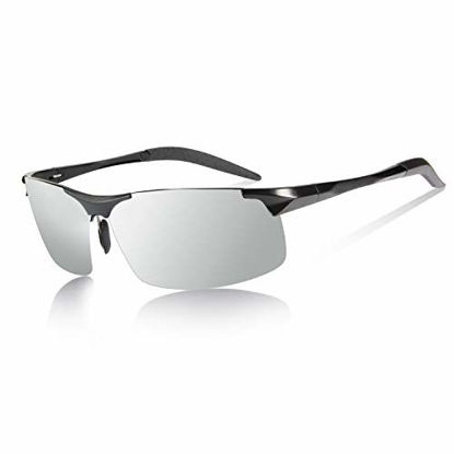 Picture of YIMI Polarized Photochromic Driving z87 Sunglasses For Men Women Day and Night safety glasses