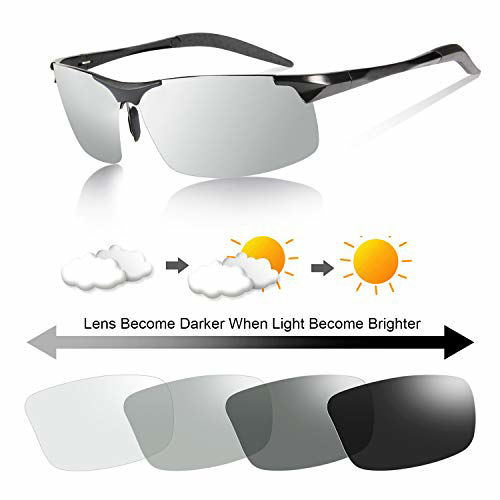 GetUSCart- YIMI Polarized Photochromic Driving z87 Sunglasses For Men ...