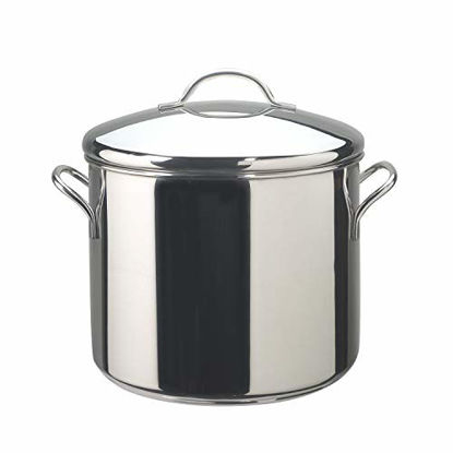 Picture of Farberware 50008 Classic Stainless Steel Stock Pot/Stockpot with Lid - 12 Quart, Silver
