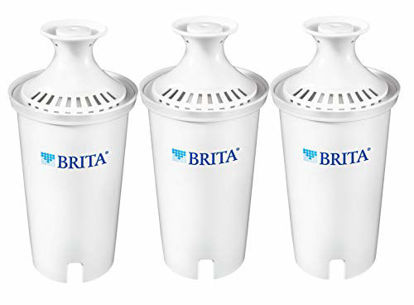 Picture of Brita Standard Replacement Filters for Pitchers and Dispensers, 3 Count, White