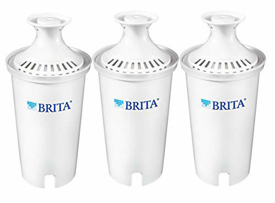 Picture of Brita Standard Replacement Filters for Pitchers and Dispensers, 3 Count, White