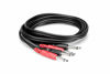 Picture of Hosa CPP-201 Dual 1/4" TS to Dual 1/4" TS Stereo Interconnect Cable, 1 Meter