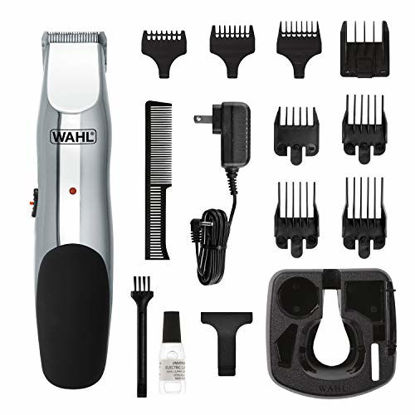 Picture of Wahl 9916-4301 Beard and Mustache Trimmer, Cordless Rechargeable Facial Hair Trimmer with 5 Length Settings