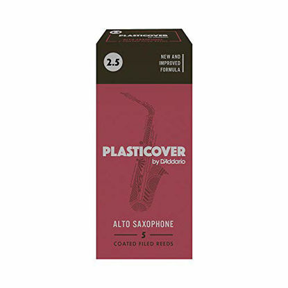Picture of DAddario Woodwinds Rico Plasticover Alto Sax Reeds, Strength 2.5, 5-pack - RRP05ASX250