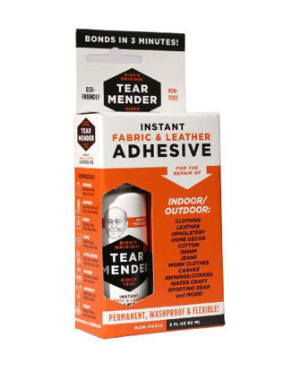Picture of Tear Mender Instant Fabric and Leather Adhesive, 2 oz Bottle-Carded, TM-1