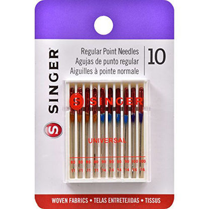 Picture of SINGER Machine Needle, 10-Count, Size 11, 14, 16 10/Pkg, 10 Count