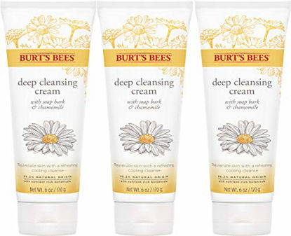 Picture of Burt's Bees Soap Bark and Chamomile Deep Cleansing Cream, 6 Oz (Pack of 3) (Package May Vary)