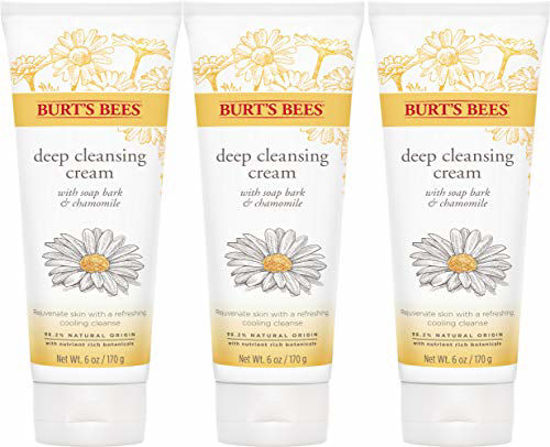 Picture of Burt's Bees Soap Bark and Chamomile Deep Cleansing Cream, 6 Oz (Pack of 3) (Package May Vary)