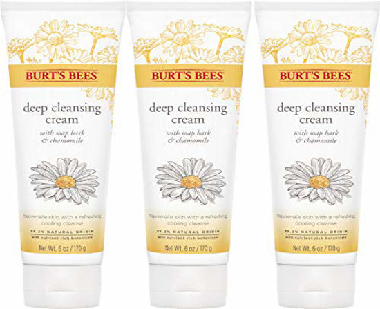 Picture of Burt's Bees Soap Bark and Chamomile Deep Cleansing Cream, 6 Oz (Pack of 3) (Package May Vary)