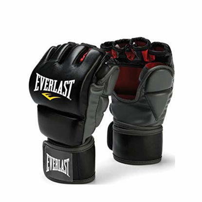 Picture of Everlast Train Advanced MMA 7-Ounce Grappling/Training Gloves (Black, Large/X-Large)