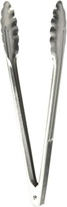 Picture of Winco Stainless Steel, Coiled Spring Utility Tong Heavyweight, 12-Inch, Medium
