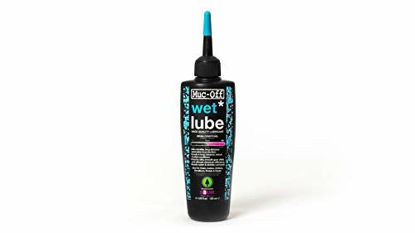 Picture of Muc Off Wet Chain Lube, 120 Milliliters - Biodegradable Bike Chain Lubricant, Suitable for All Types of Bike - Formulated for Wet Weather Conditions