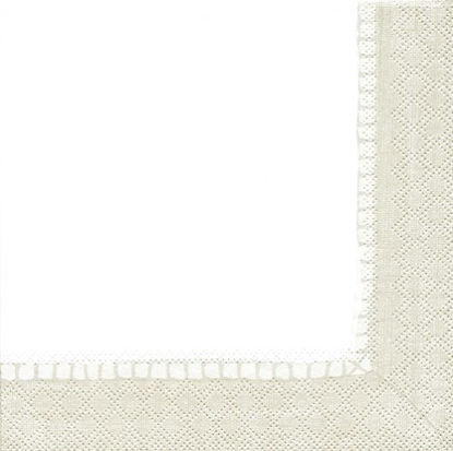 Picture of Entertaining with Caspari Linen Natural, Cocktail Napkin, Pack of 20