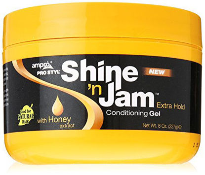 Picture of Ampro Shine 'N Jam Conditioning Gel, Extra Hold, 8 Ounce