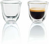 Picture of De'Longhi DeLonghi Double Walled Thermo Espresso Glasses, Set of 2, Regular, Clear
