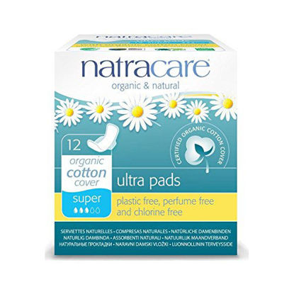Picture of Natracare Natural Ultra Pads Organic Cotton Cover, 12 Count