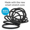 Picture of Goody Ouchless Women's Hair Braided Elastic Thick Tie, Black, 27 Count (Pack of 1), 4MM for Medium Hair