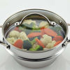 Picture of Anolon Classic Stainless Steel Steamer Insert with Lid, Silver