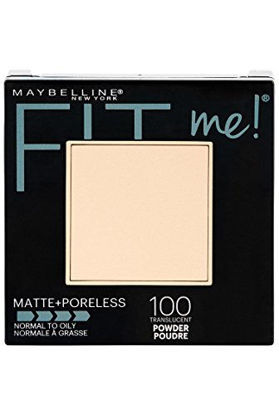 Picture of Maybelline New York Fit Me Matte + Poreless Powder Makeup, Translucent, 0.29 Ounce, Pack of 1