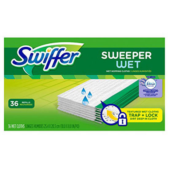 GetUSCart- Swiffer Sweeper Wet Mopping Cloth Multi Surface Refills
