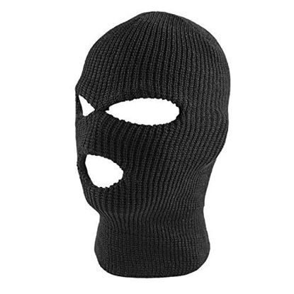 Super Z Outlet Knit Sew Acrylic Outdoor Full Face Cover Thermal Ski Mask One Size Fits Most