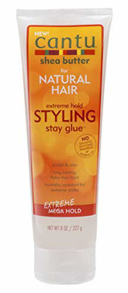 Picture of Cantu Natural Hair Styling Gel Stay Extreme Hold Tube, 8 Ounce